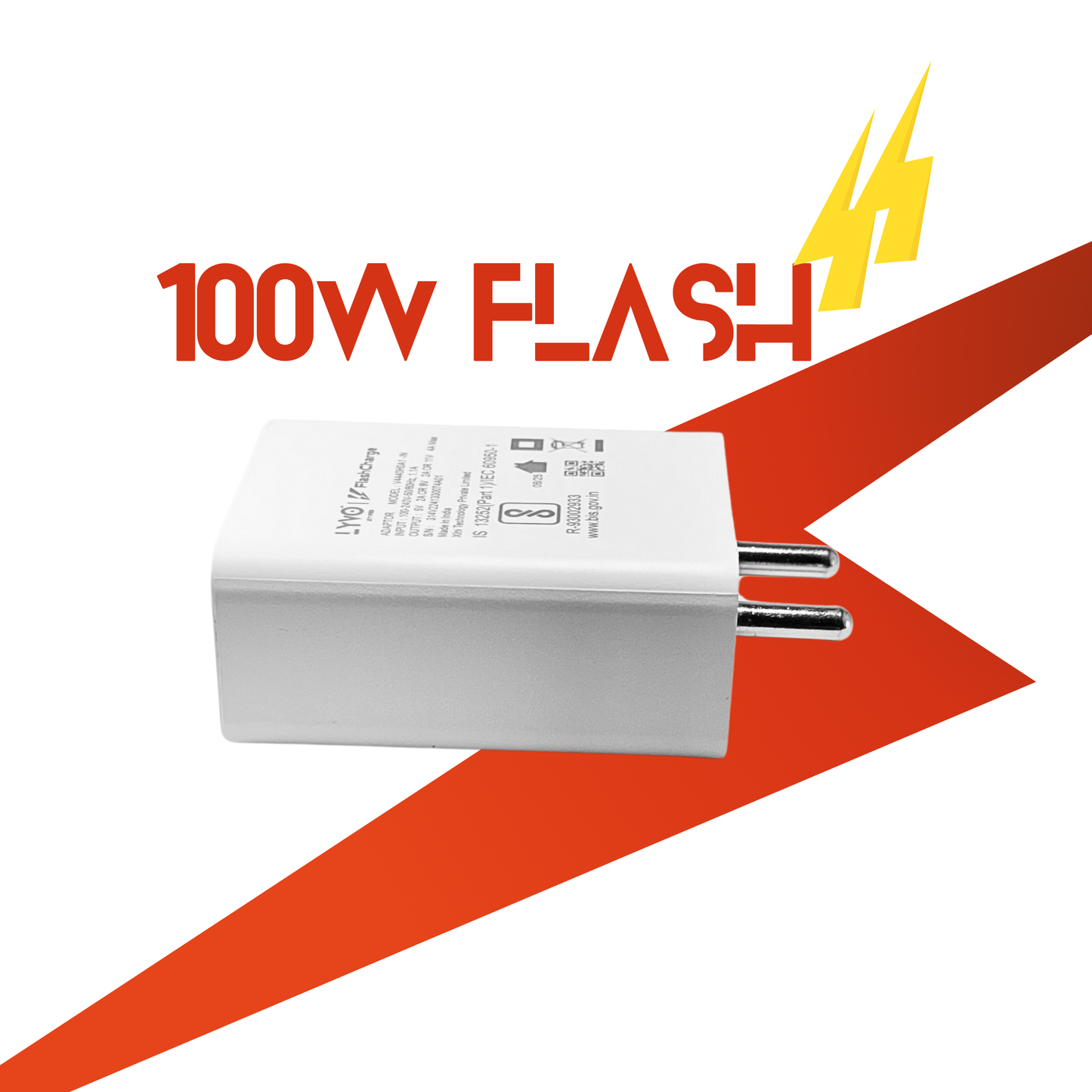 LYVO 100W Flash Charger with USB Type-C Data Cable Power Meets Speed