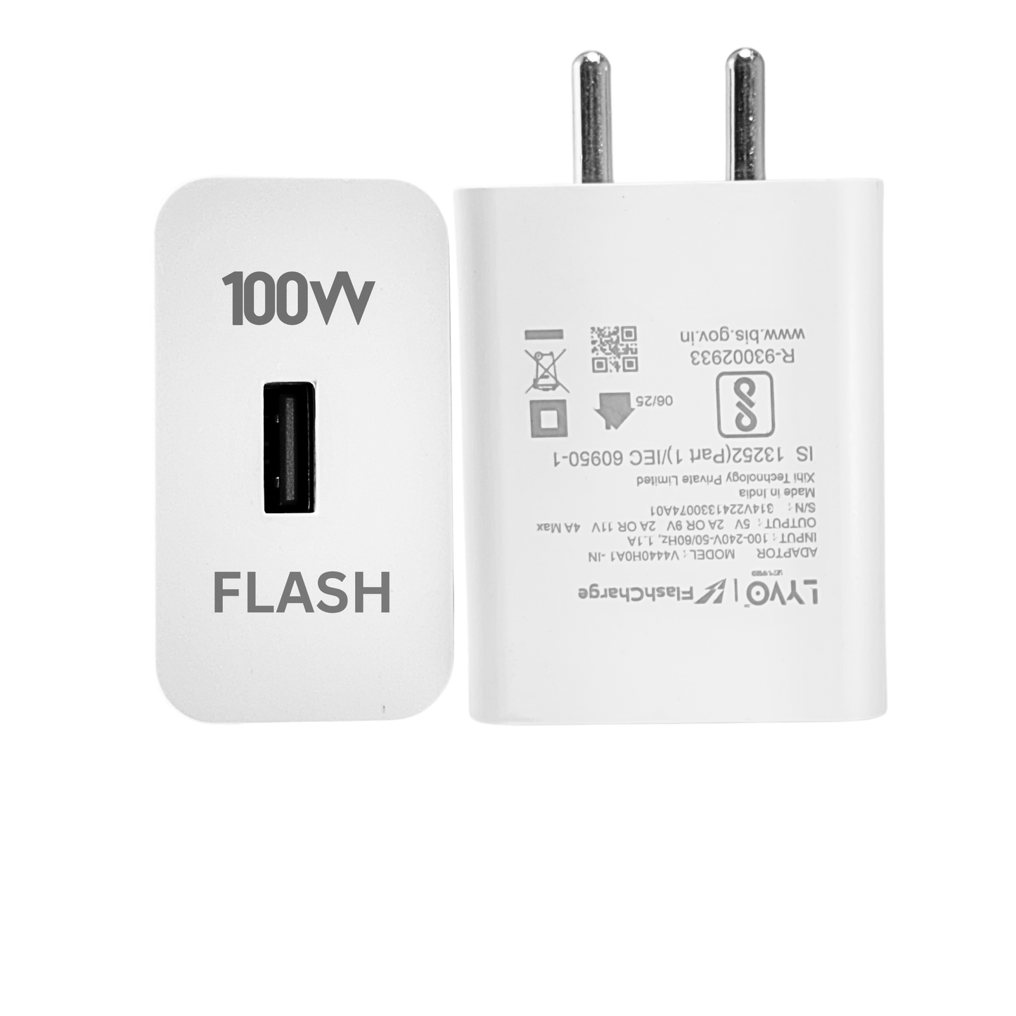LYVO 100W Flash Charger with USB Type-C Data Cable Power Meets Speed