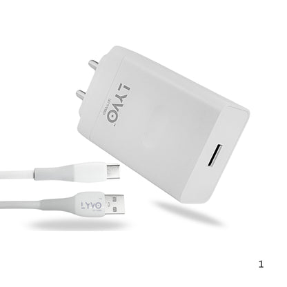 LYVO 100W SuperVOOC Charger with USB Type-C Data Cable Extreme Power. Ultra-Fast Charging