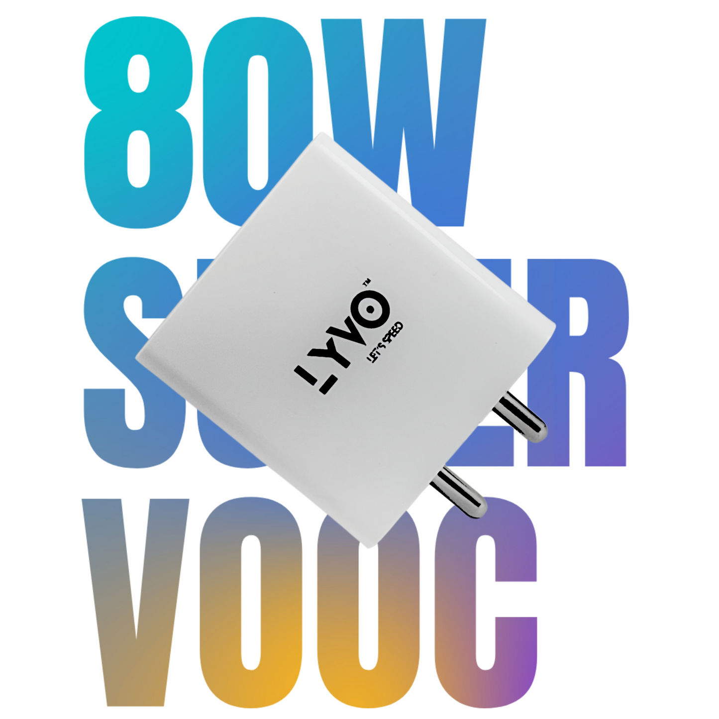 LYVO 80W SUPERVOOC CHARGER WITH CABLE