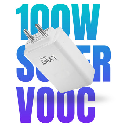 LYVO 100W SuperVOOC Charger with USB Type-C Data Cable Extreme Power. Ultra-Fast Charging