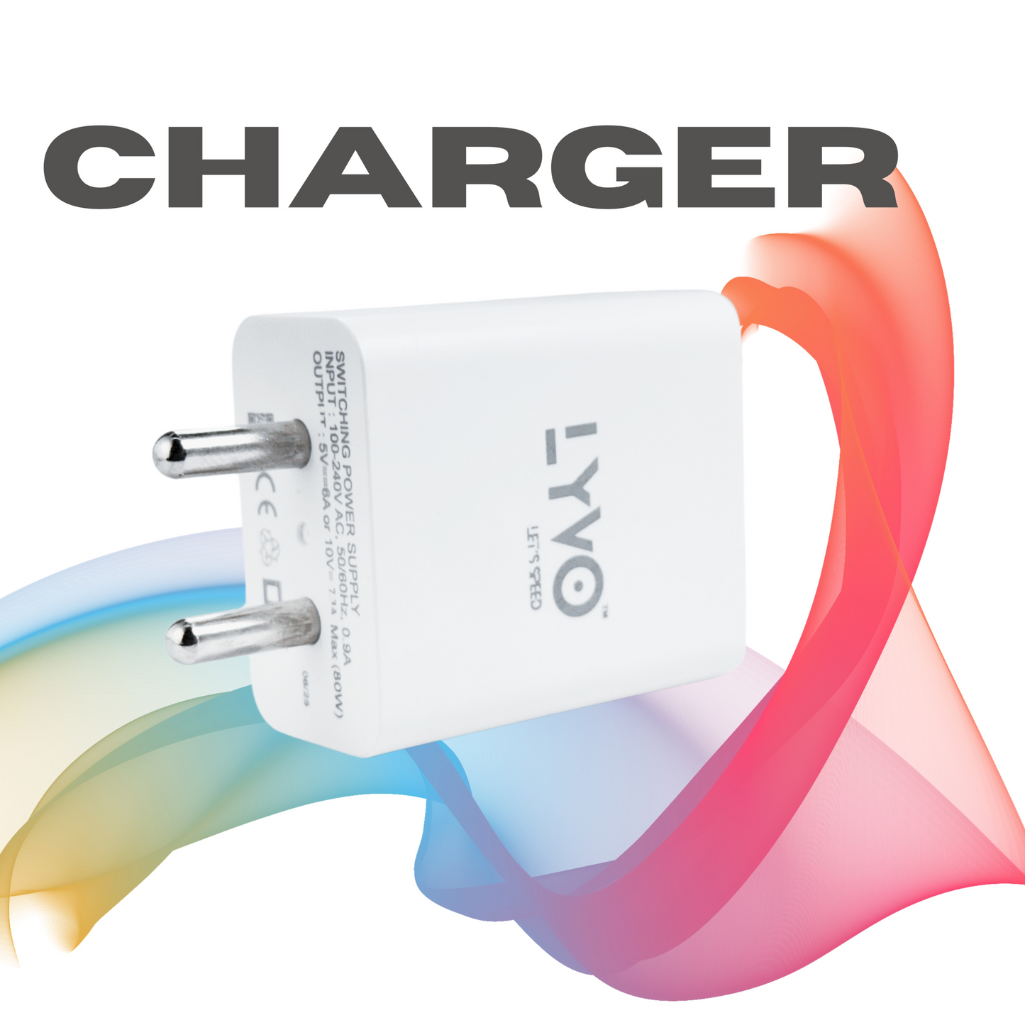 LYVO 80W PD Charger With C to C Cable