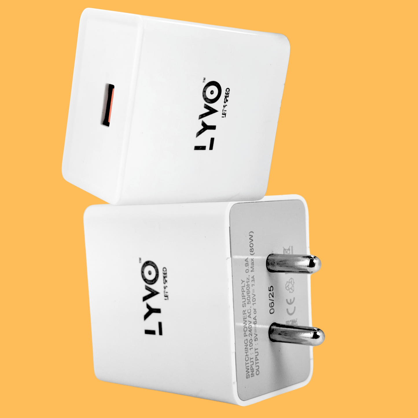 LYVO 80W SUPERVOOC CHARGER WITH CABLE