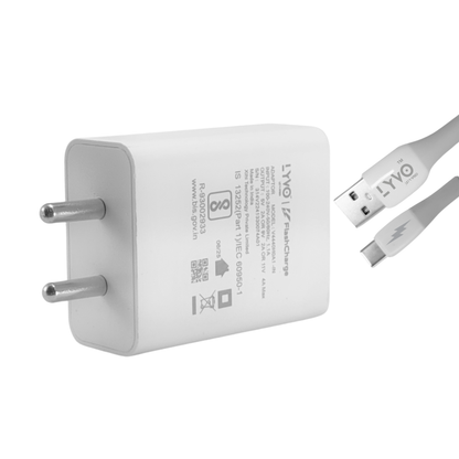 LYVO 100W Flash Charger with USB Type-C Data Cable Power Meets Speed